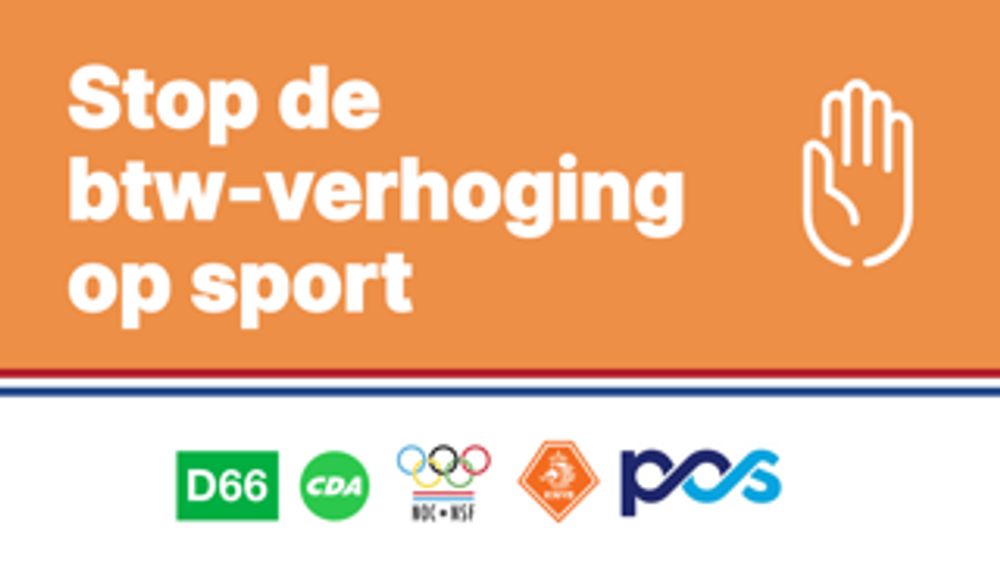 Stop de btw-verhoging op sport