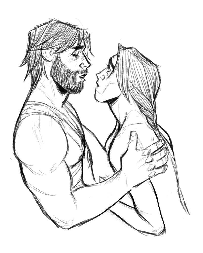 sketch of older Jayce and Viktor after Jayce finally found him