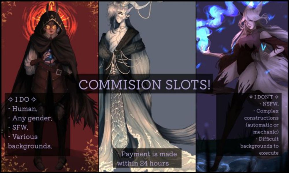 ✧ New Commision slot! ✧ - YCH.Commishes