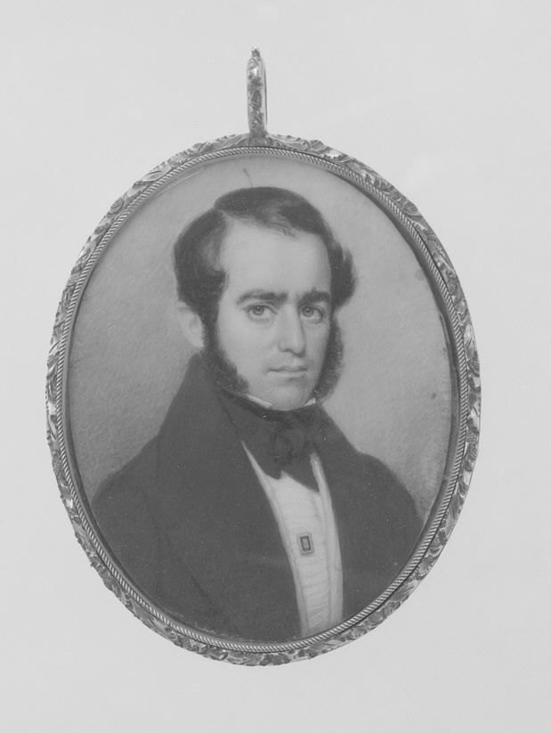 Alt Portrait of a Gentleman, Watercolor on ivory, American