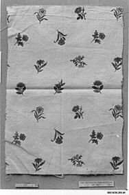 Alt Floral print, Cotton, French, possibly Jouy-en-Josas