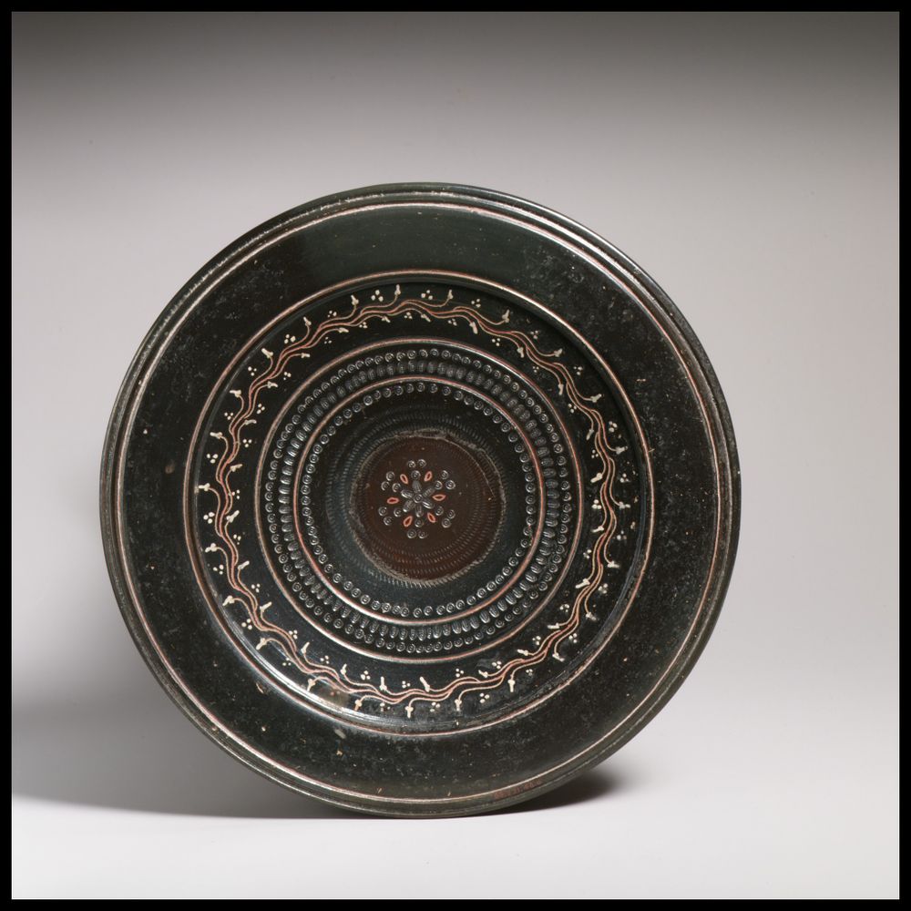 Alt Terracotta dish, Terracotta, Greek, South Italian, Campanian, Teano