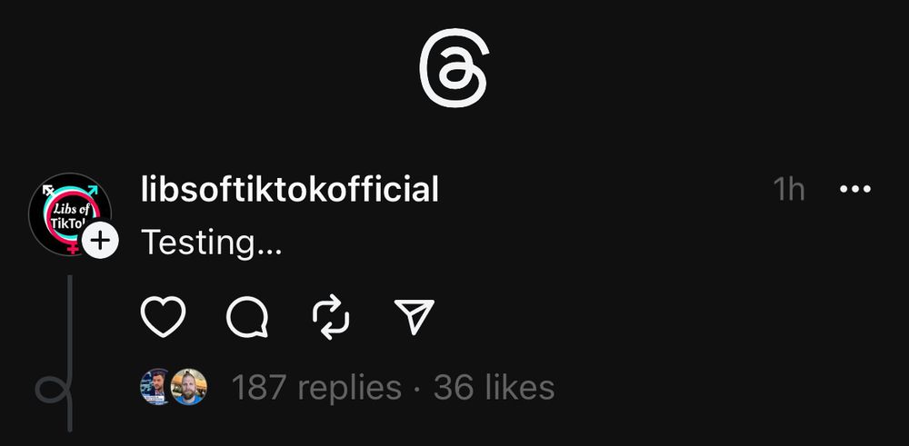 LibsOfTikTok is on Threads