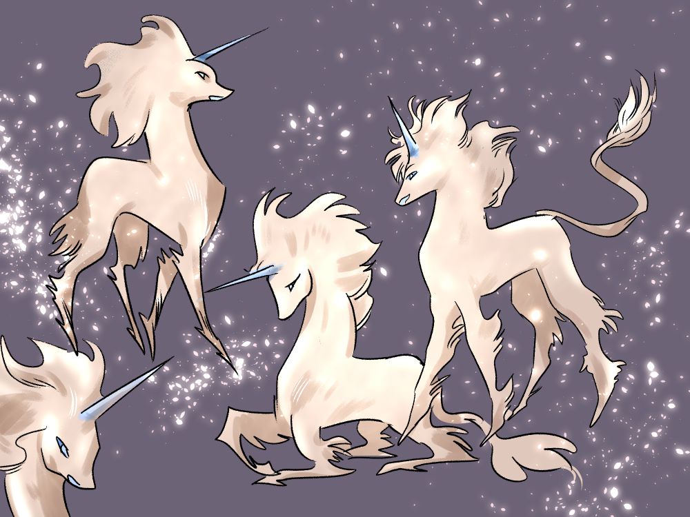 Unicorn sword unused concept art
