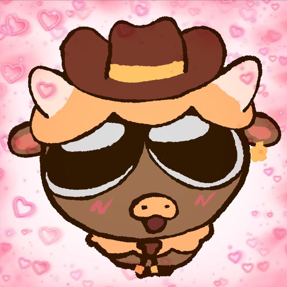 cute drawing of moomooclover