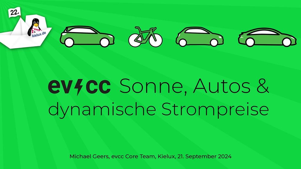 evcc: Sonne, Autos & dynamische Stromtarife