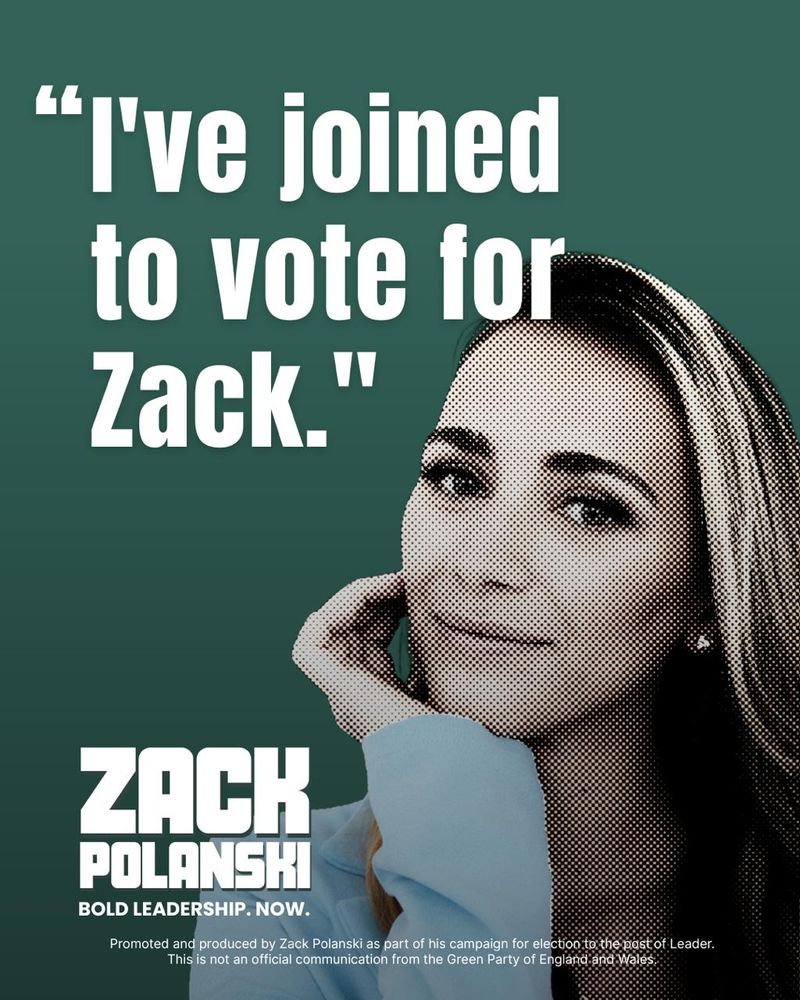 I've joined to vote for Zack.
