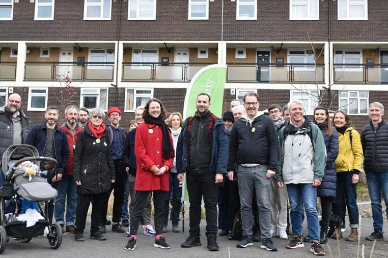 Nathalie, Zack and members in Tower Hamlets.