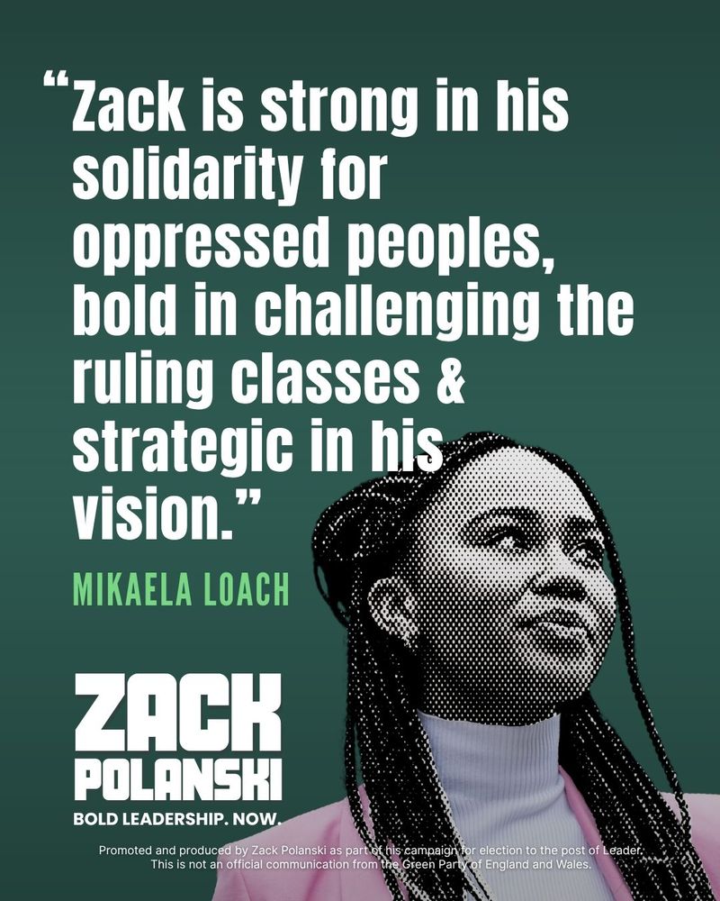 Zack is strong in his solidarity for oppressed peoples, bold in challenging the ruling classes & strategic in his vision.