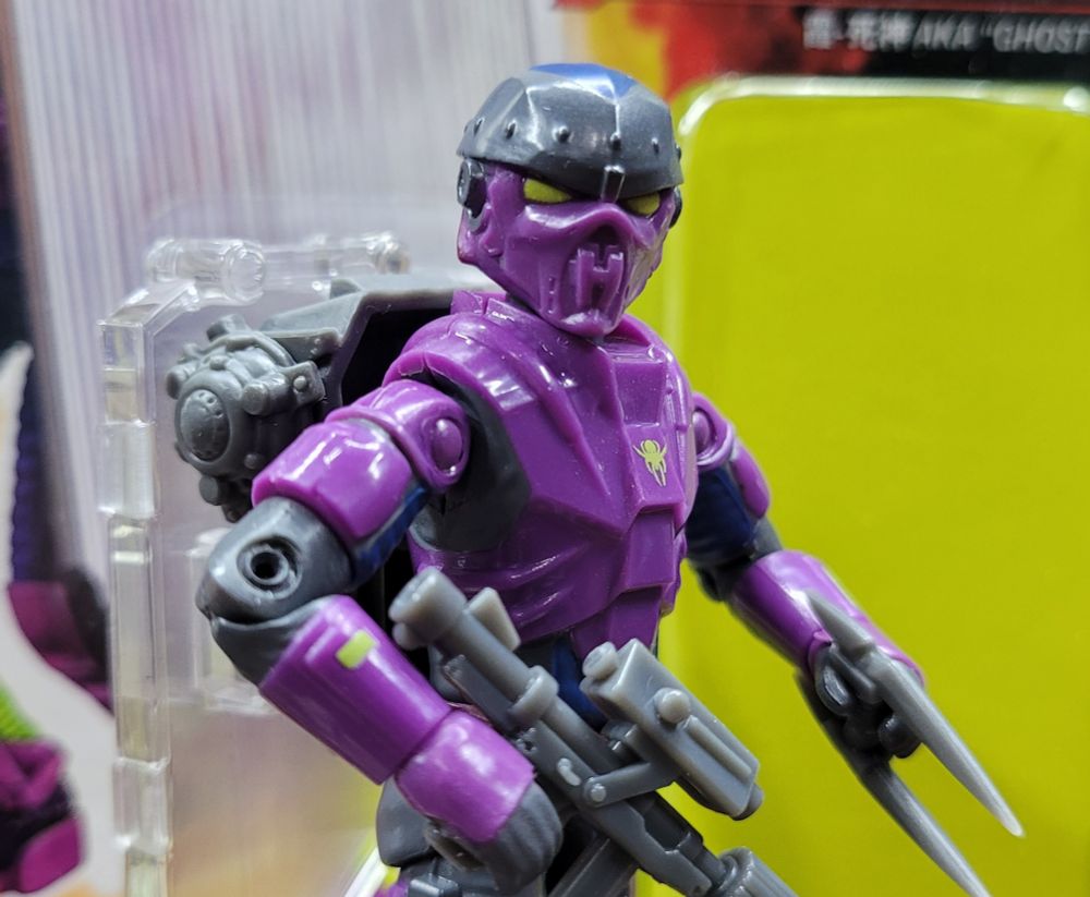 Side angle of Ghost figure