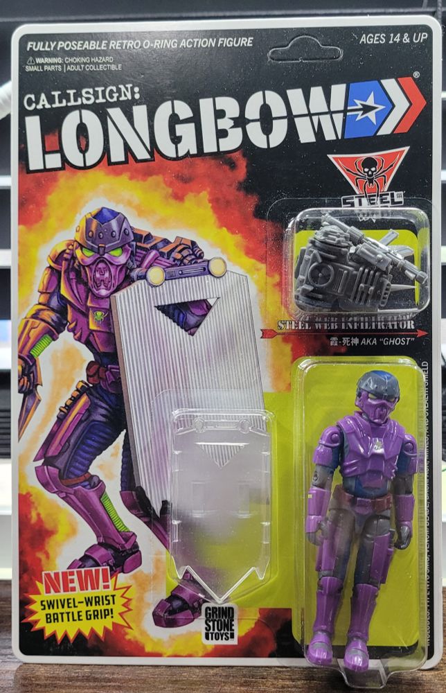 Package front of Callsign Longbow Steel Web Infiltrator Ghost 