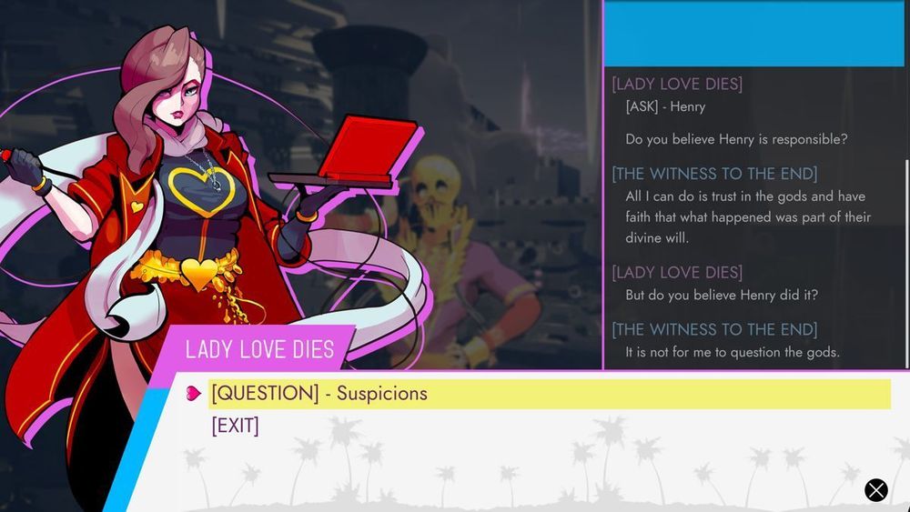 Paradise Killer screenshot.