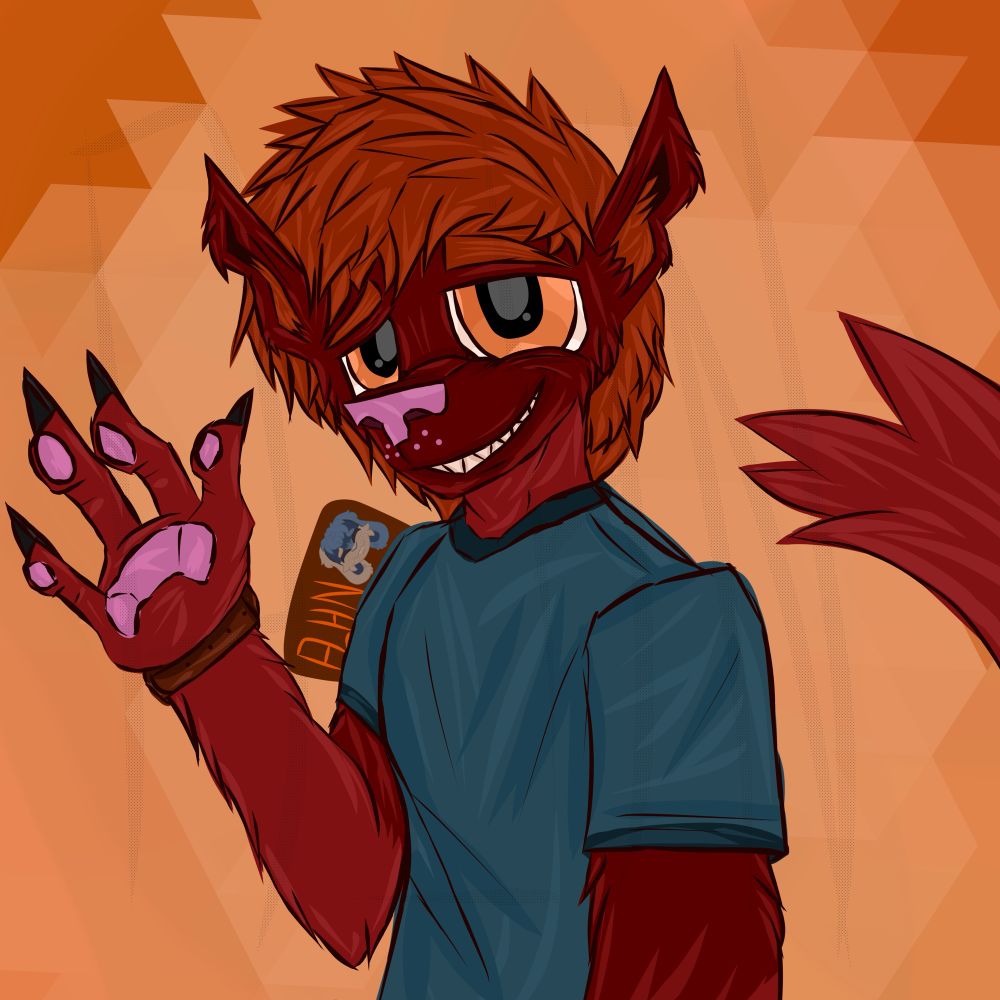 I have never drawn Ashton without a beard,
To try something new I drew him “clean shaven”.

My little headcanon is he switches between a beard and clean shaven look every now and then to freshen his appearance up, he likes how he looks in both 
