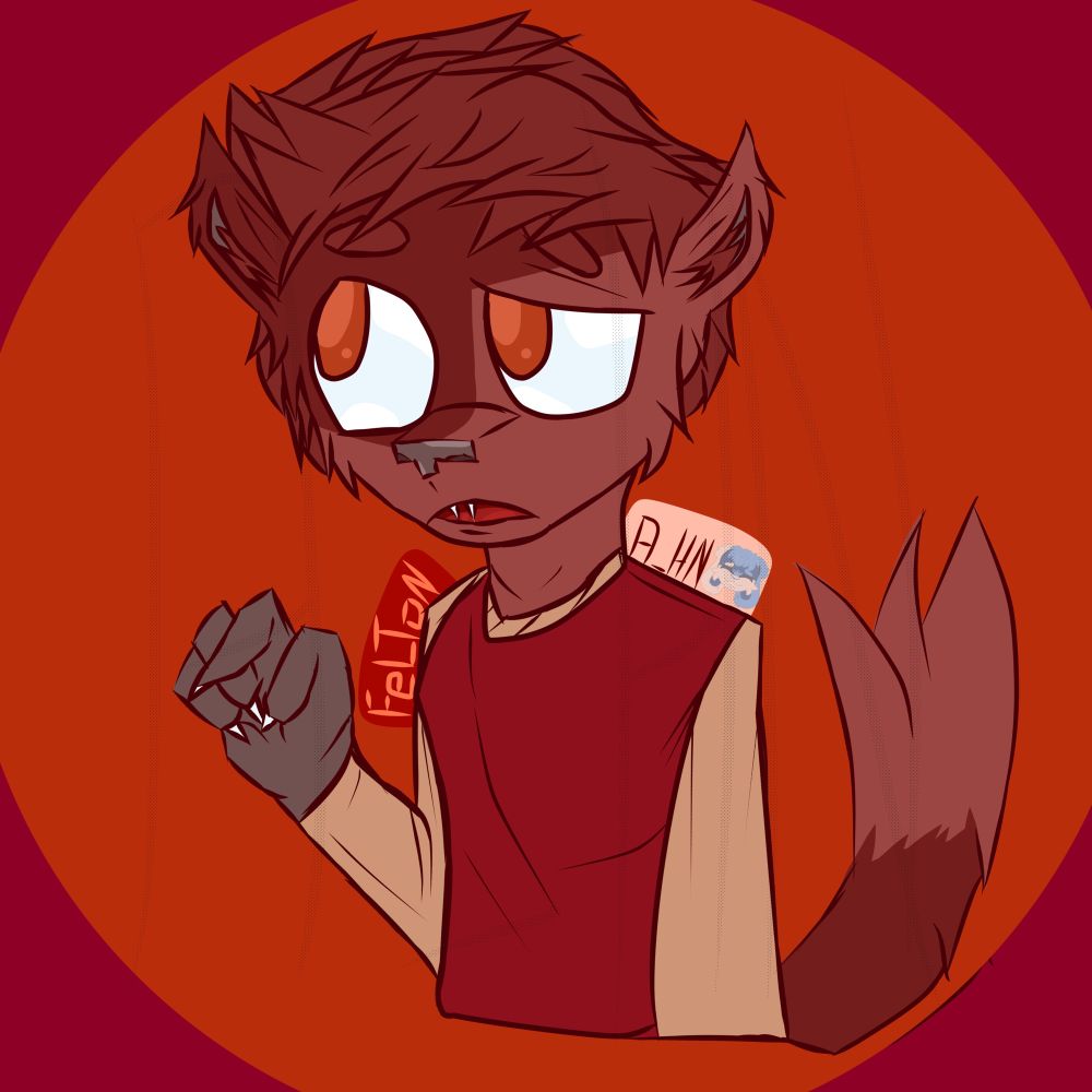 Finished this right before going to bed! 
Chibi Felton Campbell 🤎

(Yep, my 70th stoat oc 
/joking) 

I designed him last year as an adopt but no-one wanted him.

Since he was collecting dust, I went ahead and made him my character June of this year. Funnily enough, that’s exactly what happened with Juniper & Aiden last year lol 

I designed them, intended for them to be adopted. 

But no-one wanted them so I removed them from being adopted and the rest is history 
