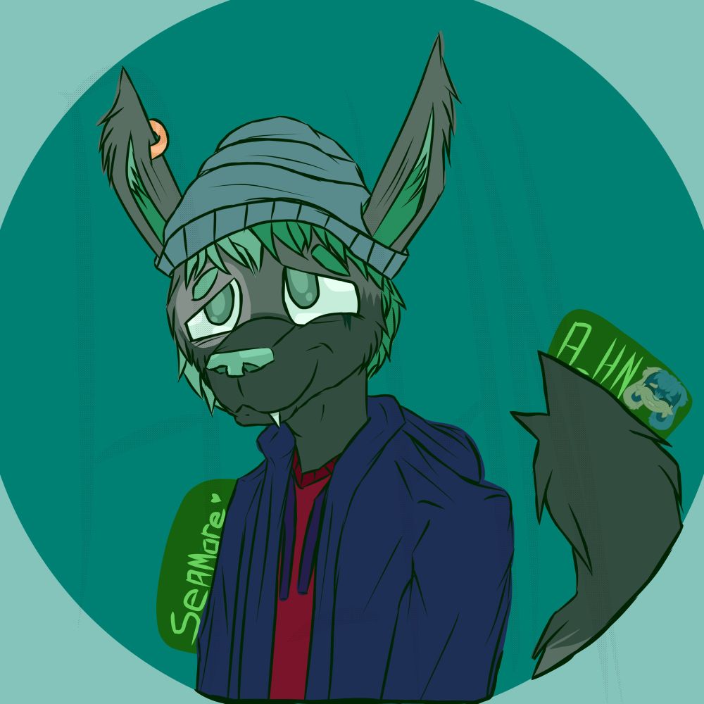 Drawn last night, Chibi Seamore 

He’s a coyote who loves beanies  