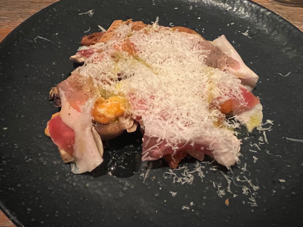 生ハムのグラタン