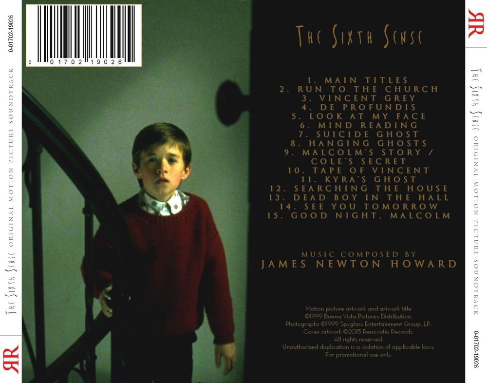 James Newton Howard's "The Sixth Sense" score.