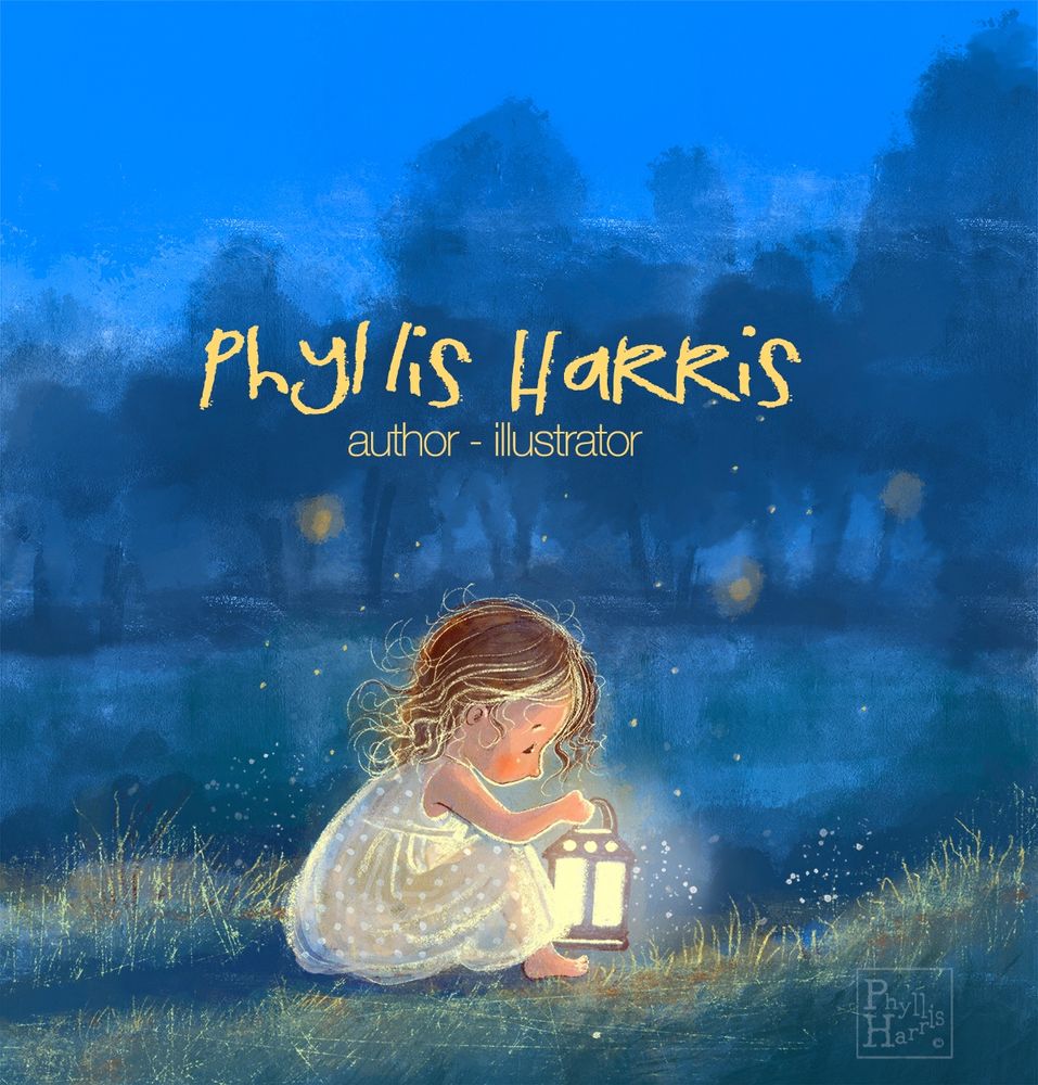 Happy #kidlitartpostcard day! I am an author-illustrator and enjoy creating emotion and playing with light. I am represented by @kterrette.bsky.social See more art at https://www.phyllisharris.com/portfolio #editor #kidlitart #kidlit 