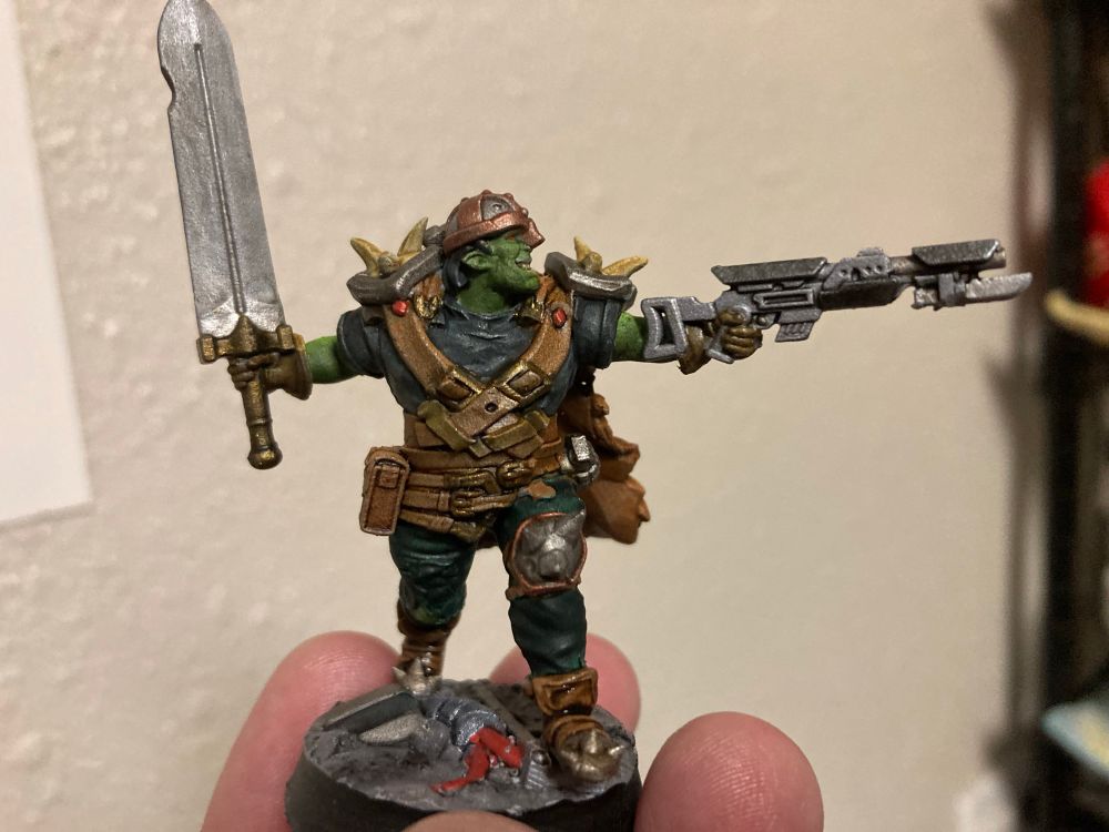 The same ork from the side