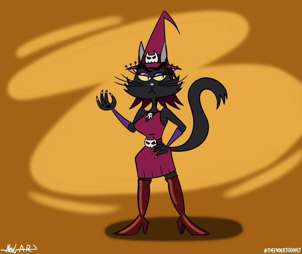 ~First Design Of Witch Kitty Melantha, 2022~