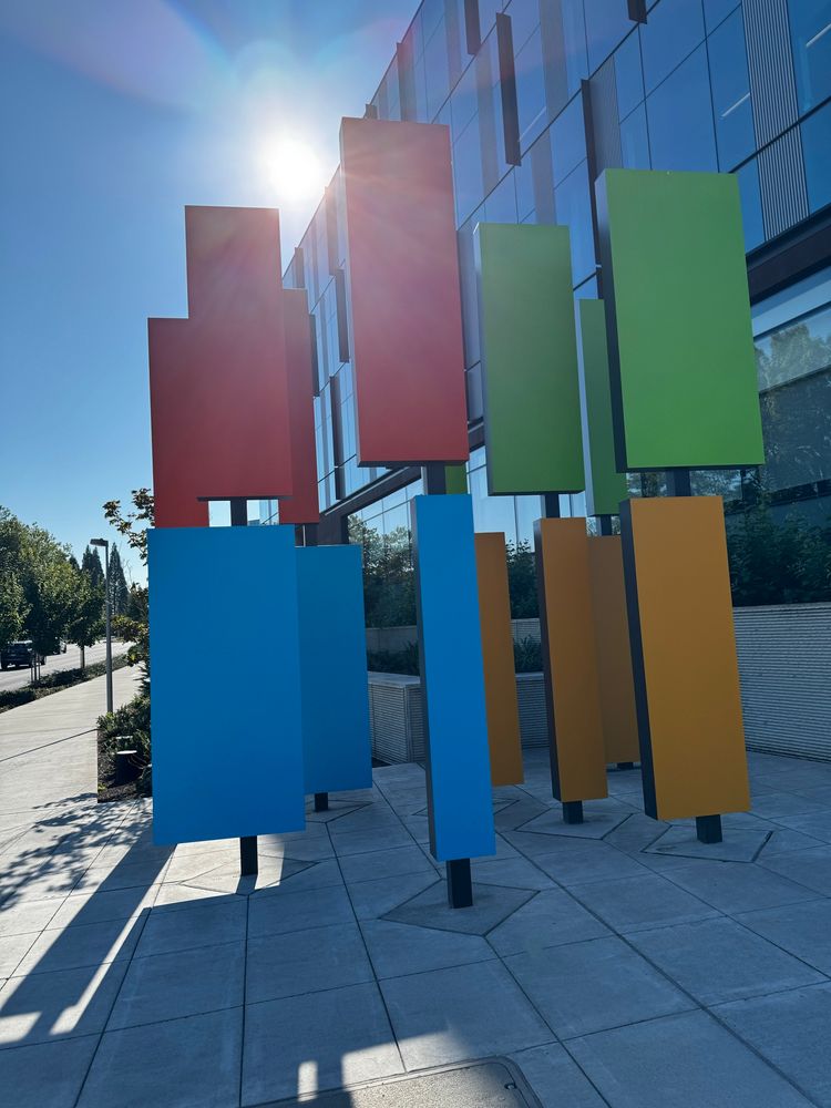 Art installation on campus. 