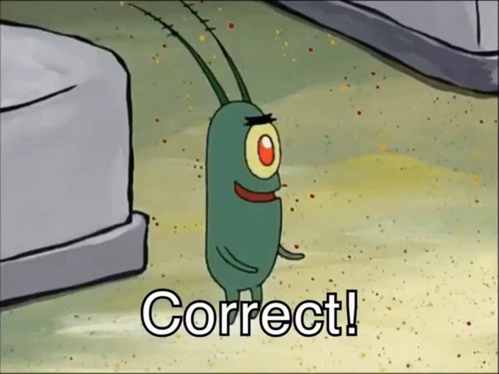 Correct Plankton GIF