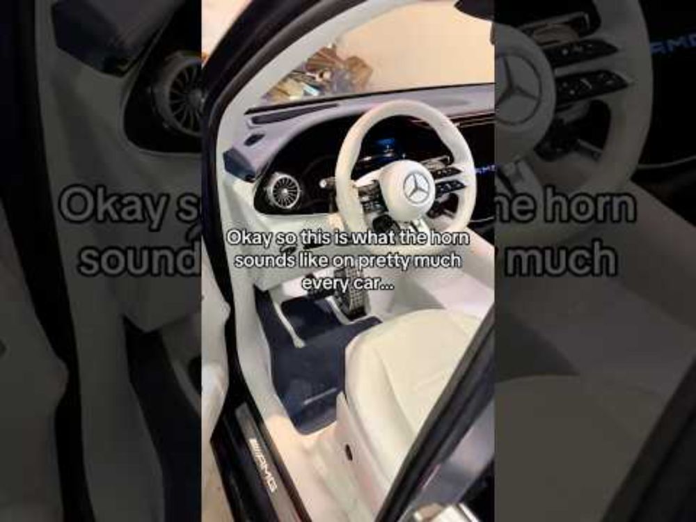 Normal Car Horn vs. Cybertruck Horn #cars #automobile #tesla