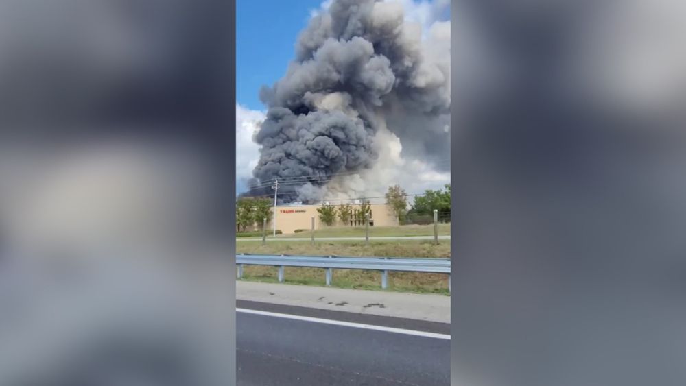 Interstate is closed outside Atlanta as residents evacuate due to a chemical plant fire