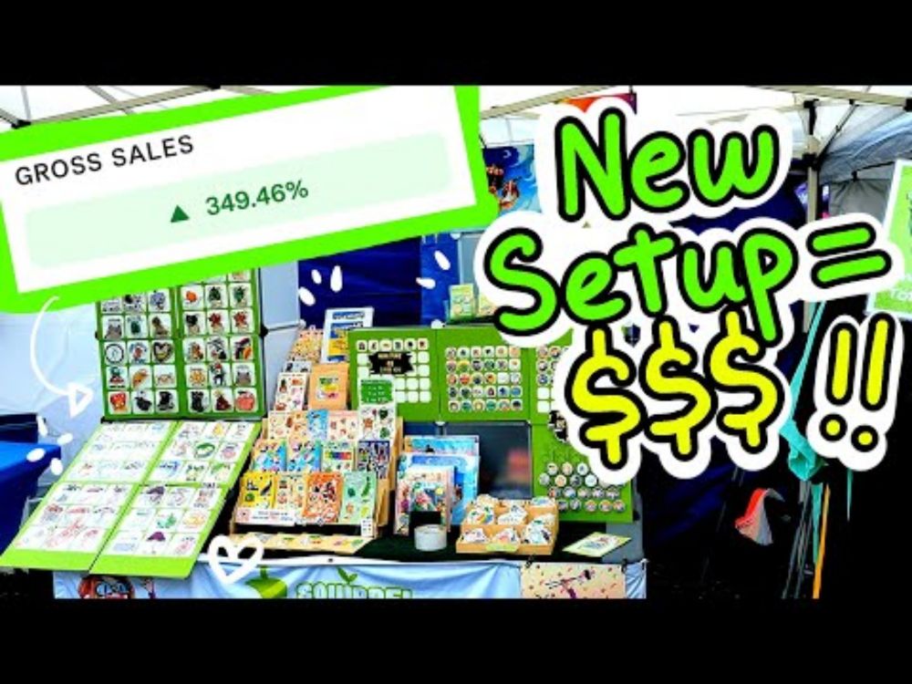 My New Artist Alley Table Setup Boosted Sales 🎉 | Pride and Festival Artist Vlog #ArtistAlleySetup