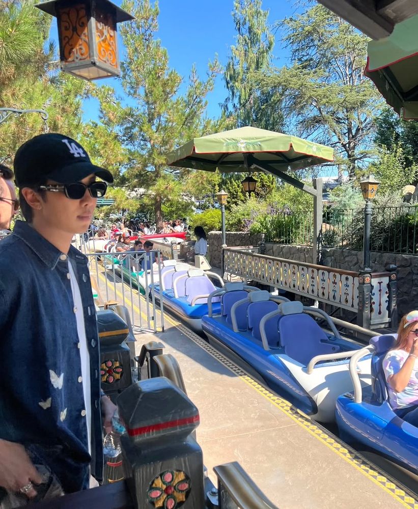 Namjoon at Disney.