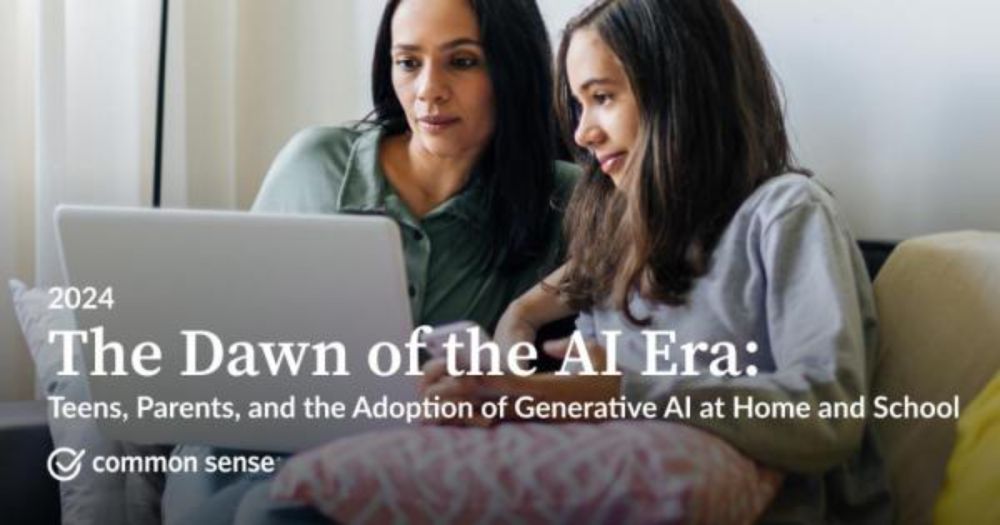 The Dawn of the AI Era: Teens, Parents, and the Adoption of Generative AI at Home and School