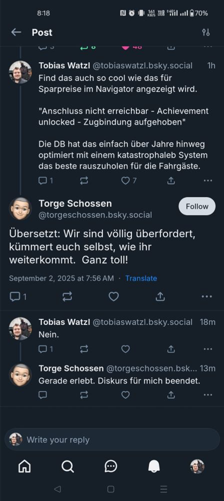Screenshot einer 