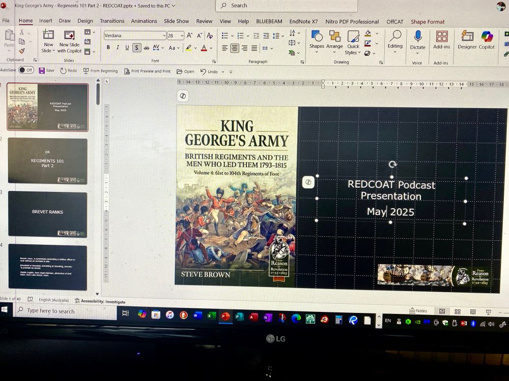 It was great to catch up with Christian Parkinson last night to finally record Part 2 of my British Regiments series