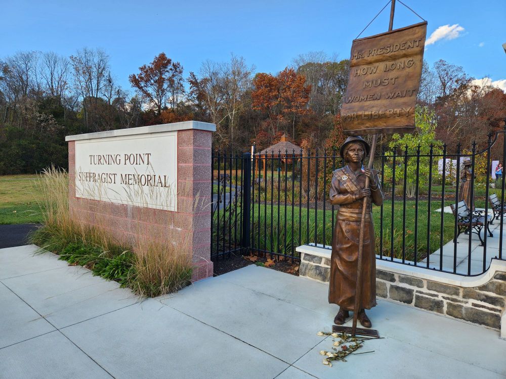 Occoquan regional park Turning Point Suffragist Memorial in Occoquan Virginia.