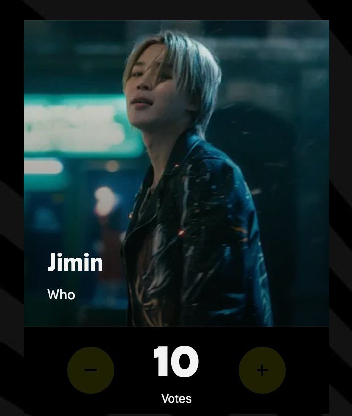 Voting ss for jimin for best kpop category on vmas