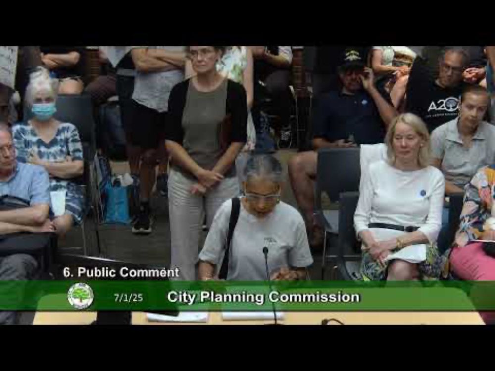 Ann Arbor City Planning Commission 7/1/25