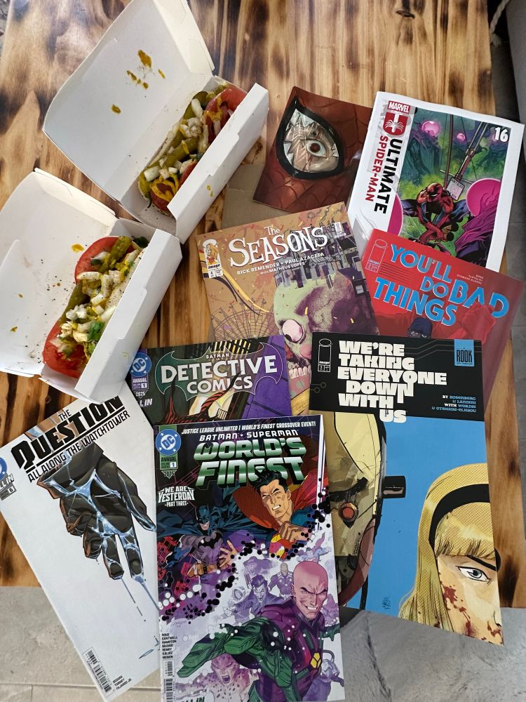 My comic book haul for 4/30/25