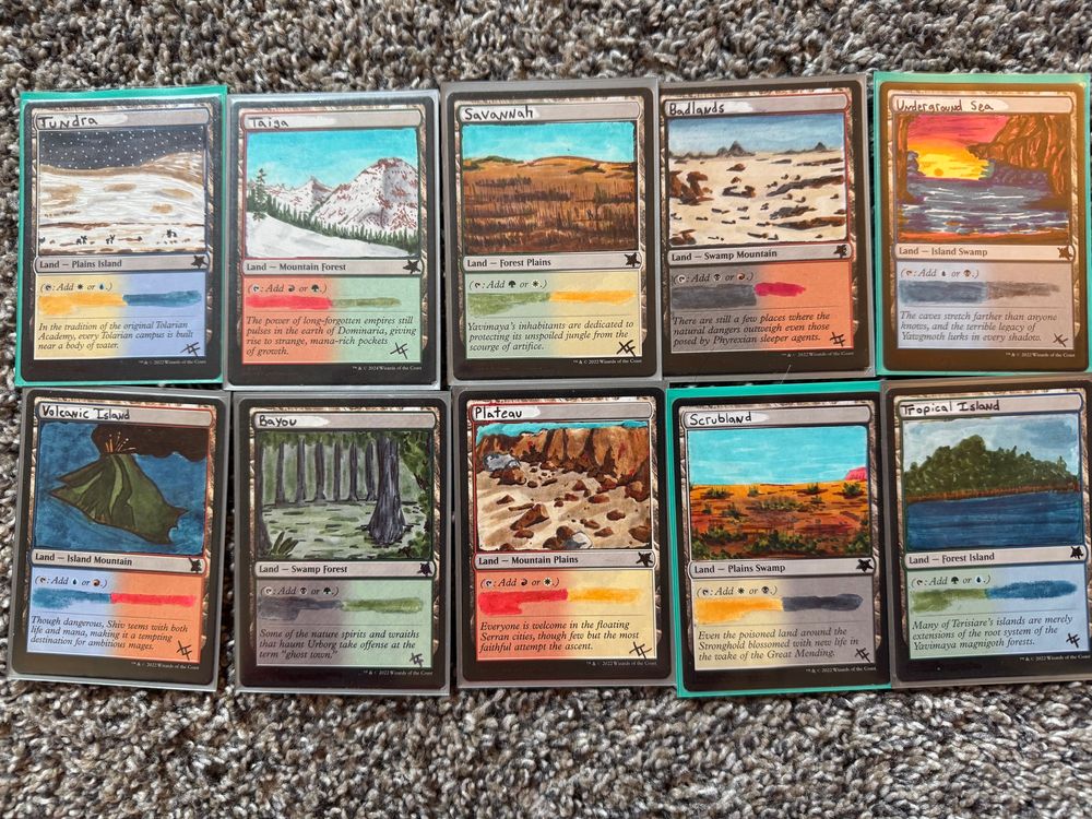 Proxy sent of dual lands