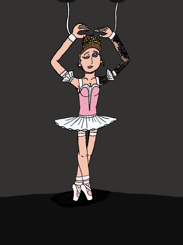 Kate Denson from Dead By Daylight as a ballerina marionette, via her Junji Itō collab skin, Puppet’s Trouble Ballet, that is based off of Junji Itō’s Marionette Mansion.