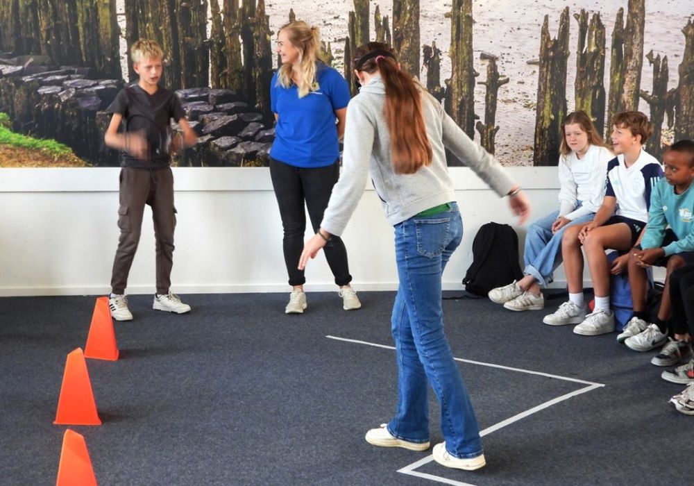 Verkeersmarkt Lauwers college Kollum