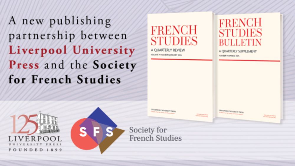 Liverpool University Press to publish ‘French Studies’ and ‘French Studies Bulletin’ from 2025