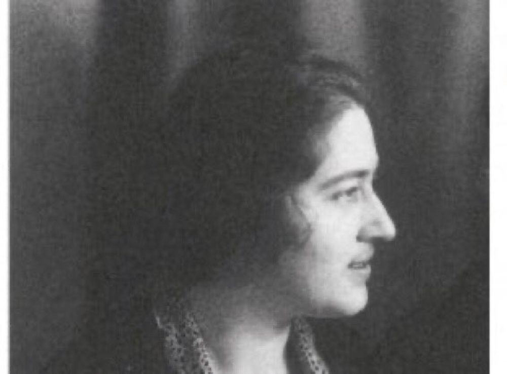 Schwarz weiß Porträt von Lilli Jahn