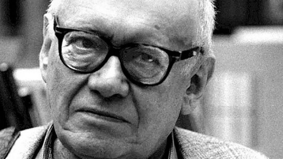 Ernst Jandl, schwarz weiß Foto 