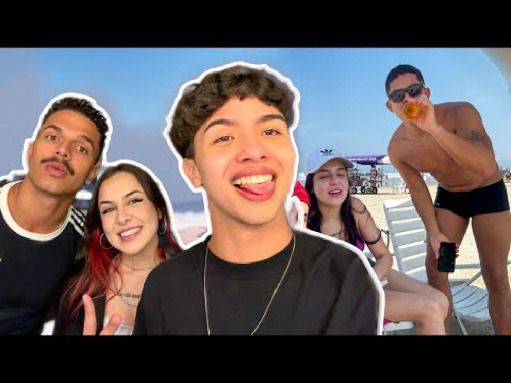 REENCONTREI MEUS AMIGOS VIRTUAIS E PRAIA COM OS BESTS - vlog ❤️💅
