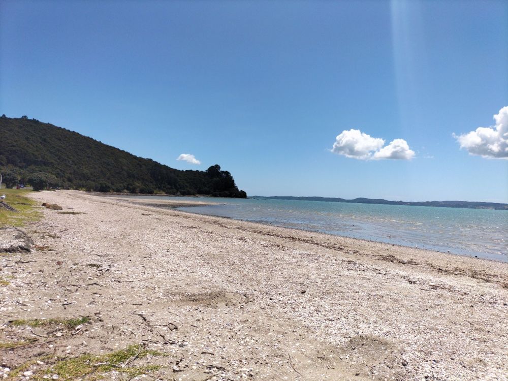A nice empty beach, devoid of people