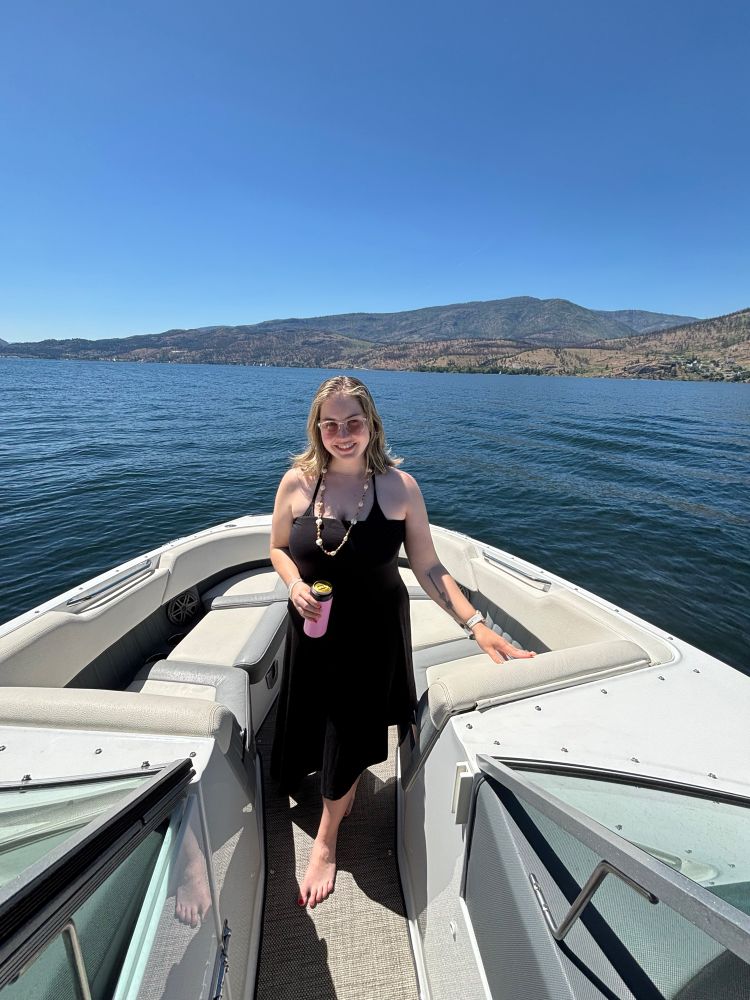 me looking incredibly decent on the boat