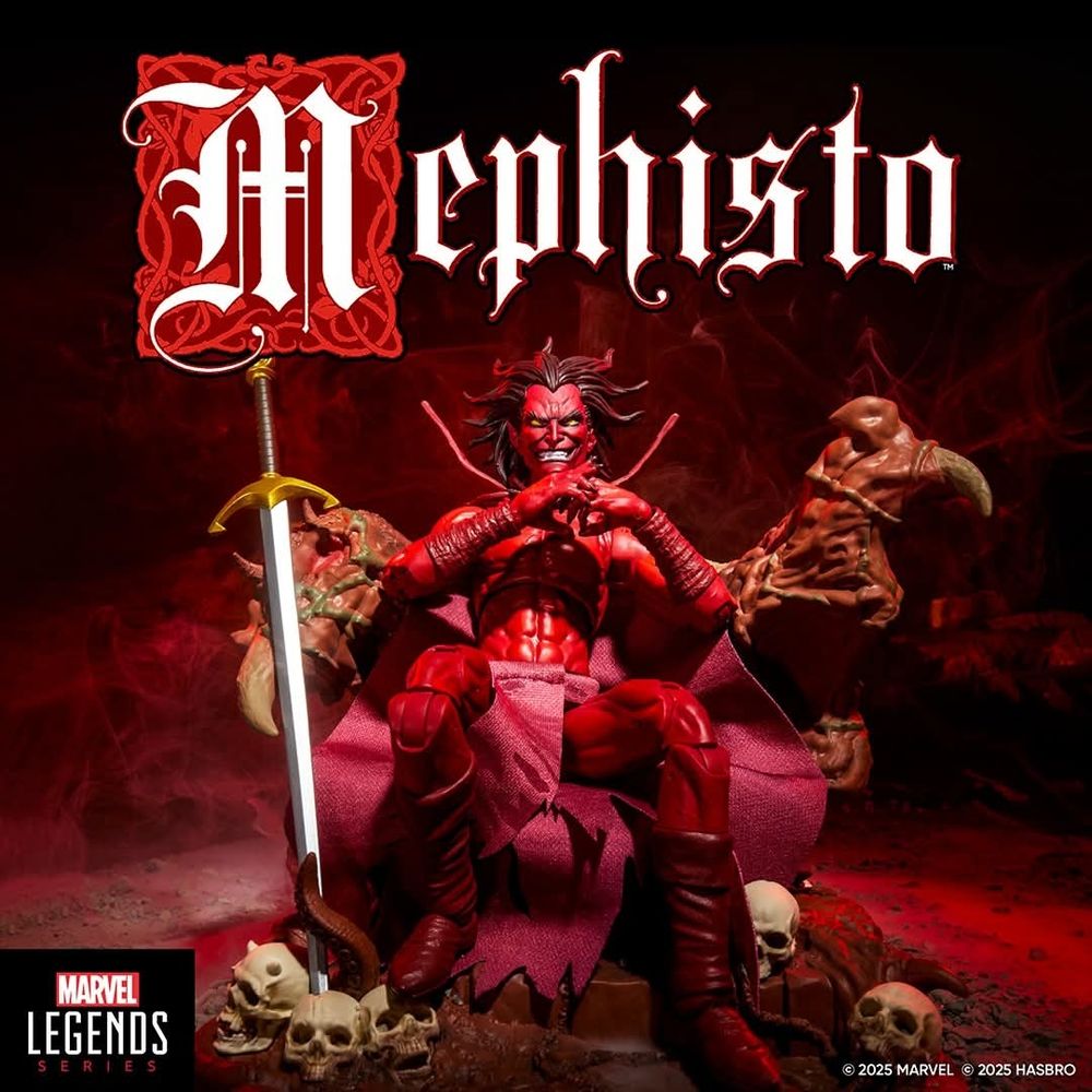 Marvel Legends made to order Mephisto figure. 