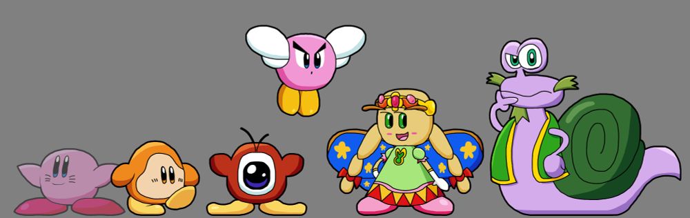 The Kirby seen in 50% opacity is used for size reference.