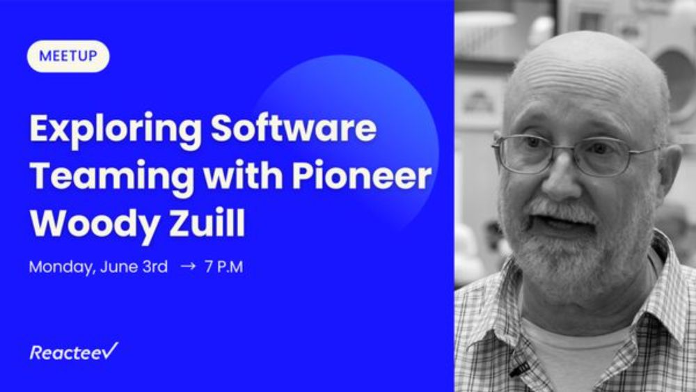 Exploring Software Teaming with Pioneer, Woody Zuil!, lun. 3 juin 2024, 19:00   | Meetup