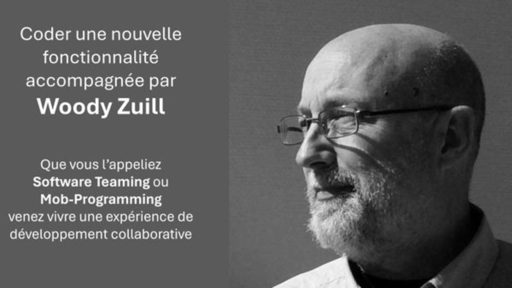 Software Teaming /  Mob-Programming avec Woody Zuill, mer. 5 juin 2024, 19:00   | Meetup